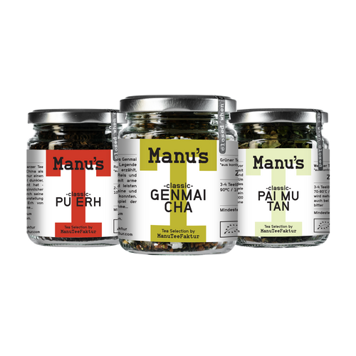 Classic Special Blend Set: Pu Erh Tee, Genmai Cha Tee, Pai Mu Tan Tee