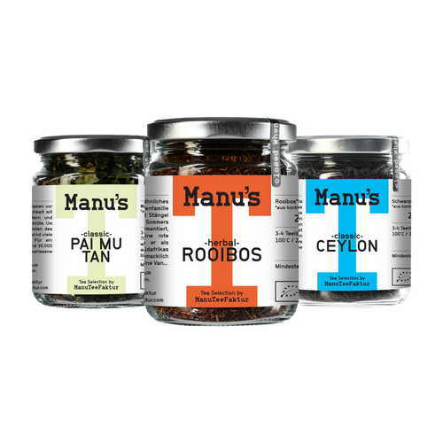 All Day Tee Set: Pai Mu Tan Tee, Rooibos Tee, Ceylon Tee